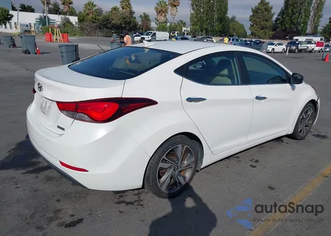 2014 Hyundai Elantra Limited из США, поврежденный, VIN 5NPDH4AE6EH528261